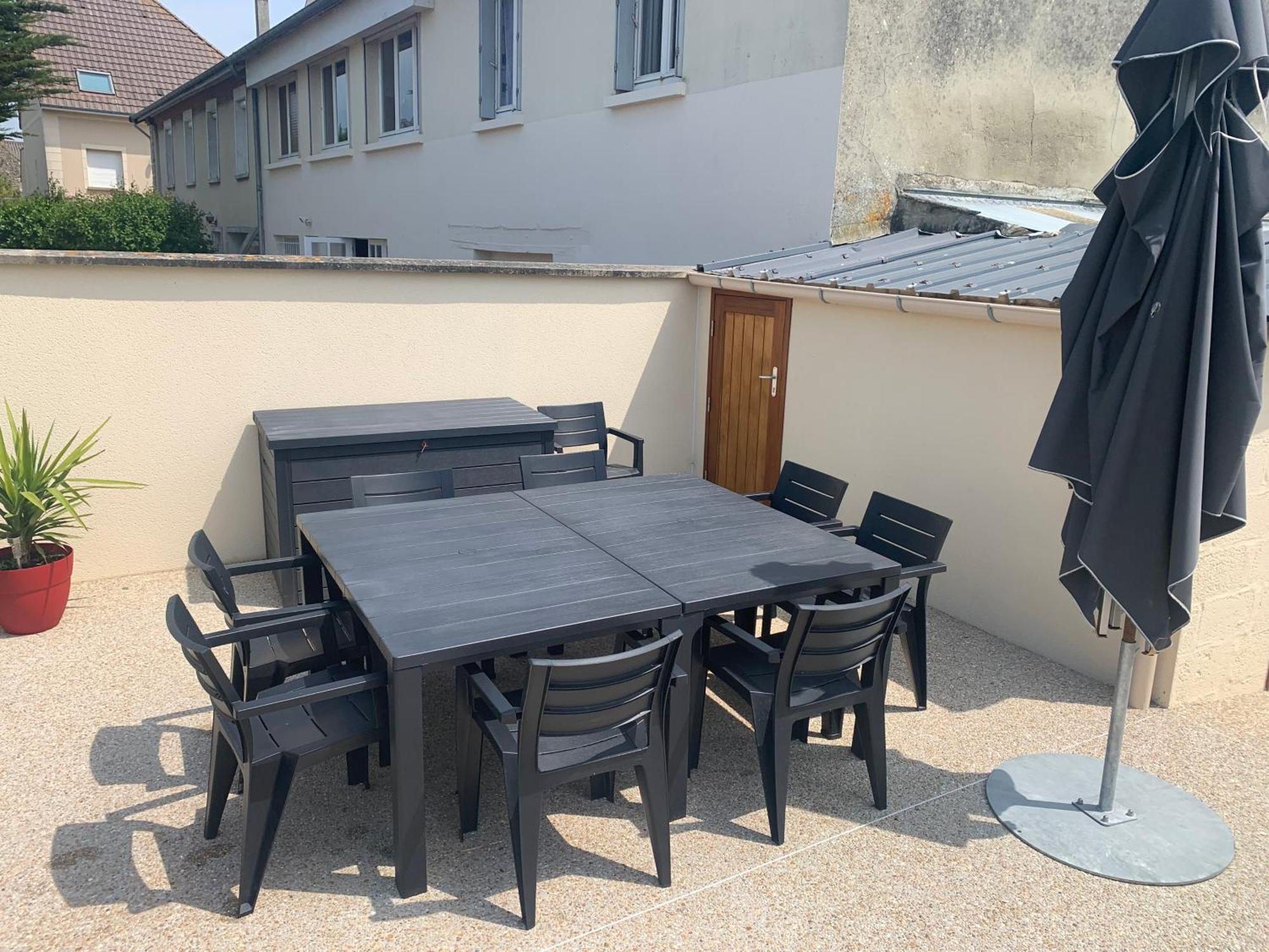 Maison Bord De Mer Chez Juju Grandcamp-Maisy Luaran gambar
